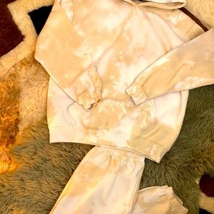 Custom tie dye sweatsuit